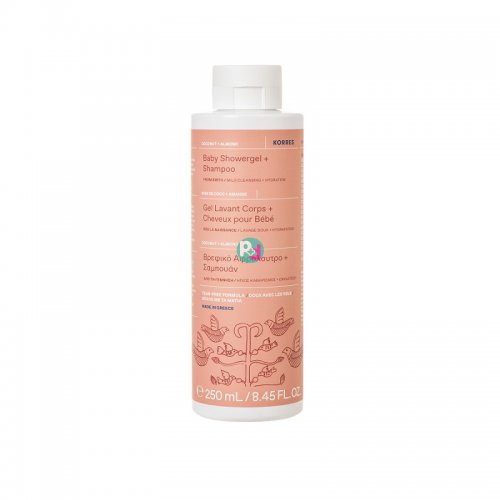 Korres Baby Coconut + Almond Baby Shower Gel + Shampoo 250ml